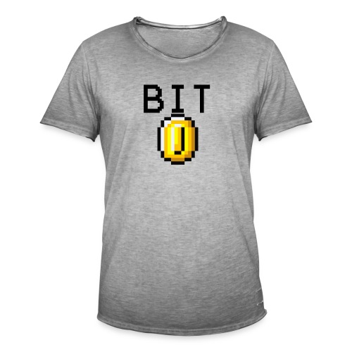 Bitcoin - Männer Vintage T-Shirt
