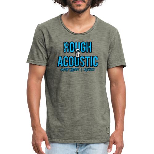 Rough & Acoustic Logo - Männer Vintage T-Shirt