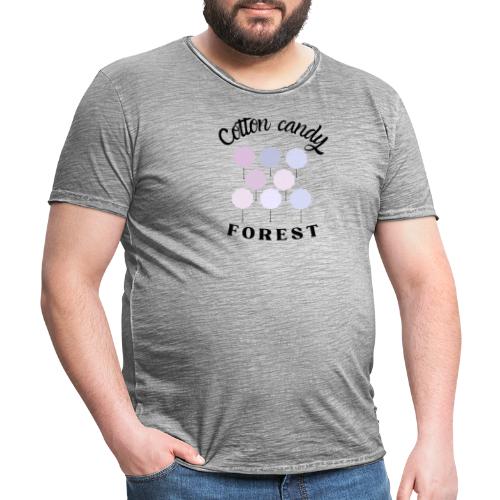 Cotton Candy Forest - Maglietta vintage da uomo
