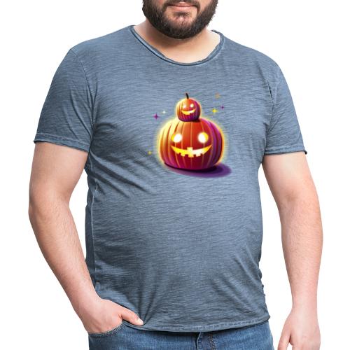 Halloween Kürbisse - Männer Vintage T-Shirt