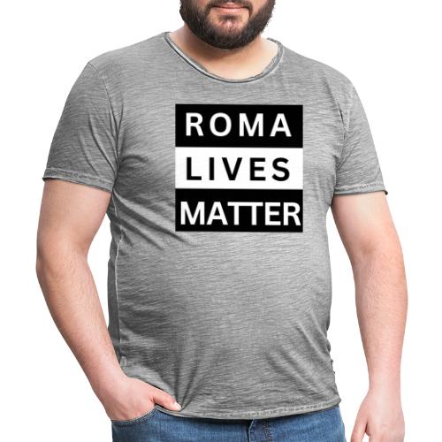 Roma Lives Matter - Männer Vintage T-Shirt