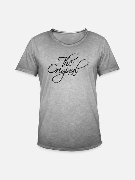 The Original Logo - Men's Vintage T-Shirt - vintage grey