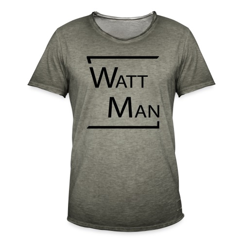 Watt Man - Mannen Vintage T-shirt