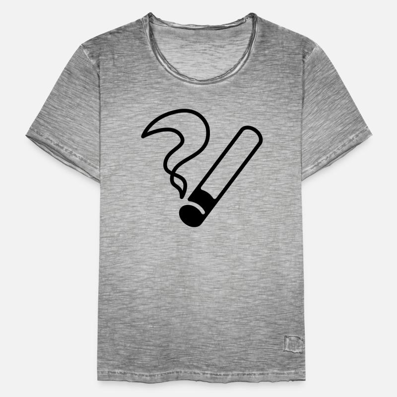 Zigarette / Cigarette / Sèche / Cigarrillo / Men's Vintage T-Shirt