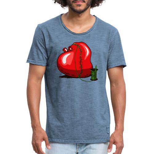 BIG OL' HEART O MINE by DOLVING - Vintage-T-shirt herr