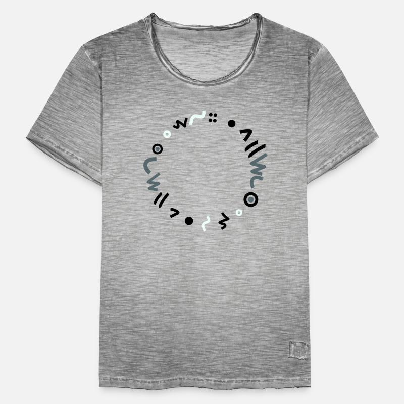 Abstract Pattern 6 T-shirt vintage Homme