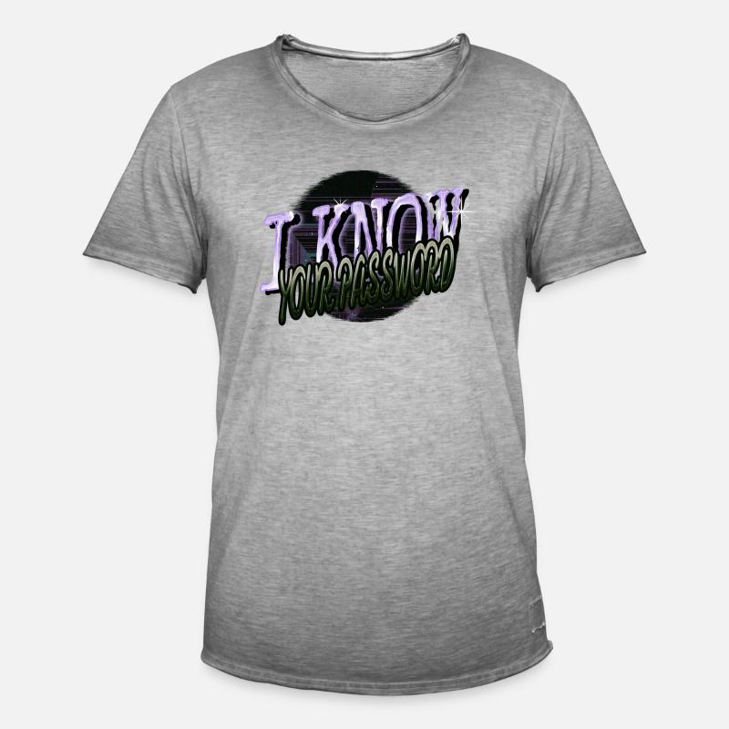 birthday hacker anonymous hacker hacking - Männer Vintage T-Shirt - Vintage Grau