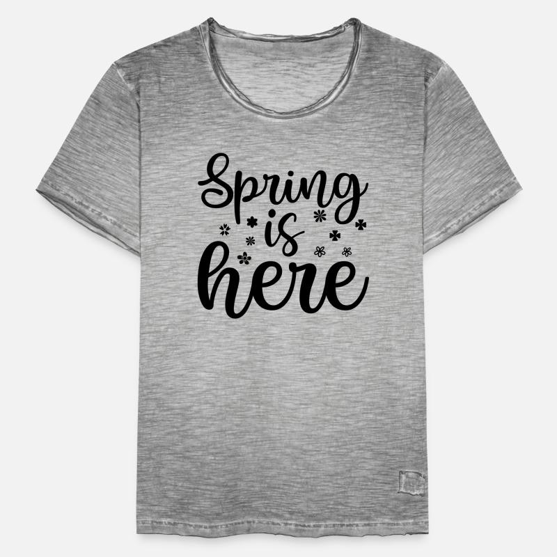 20 SPRING IS HERE Men's Vintage T-Shirt