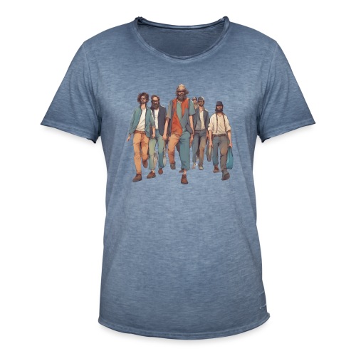 People walking - Men's Vintage T-Shirt