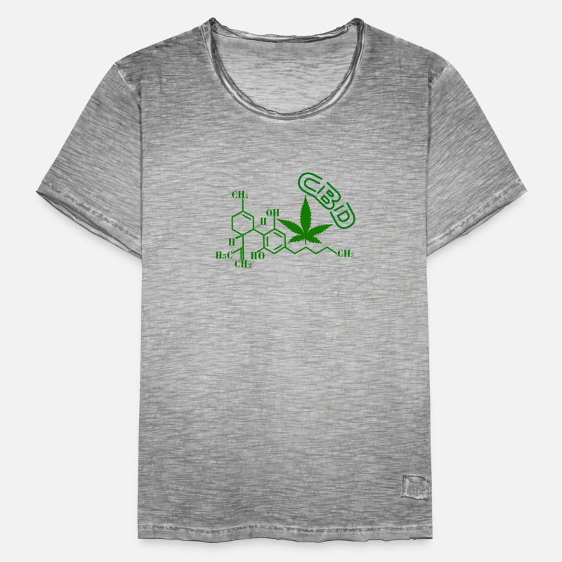 CBD molecular structure Men's Vintage T-Shirt