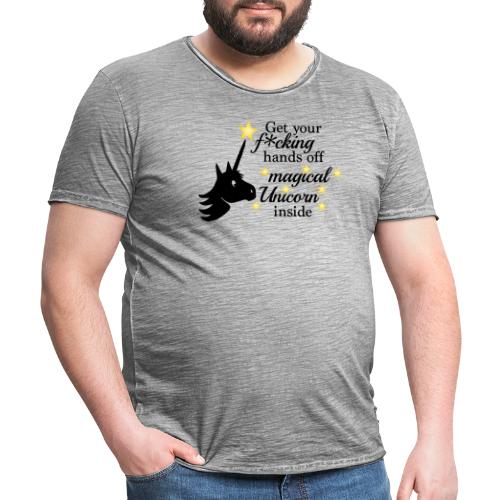 Magical Unicorn - Männer Vintage T-Shirt