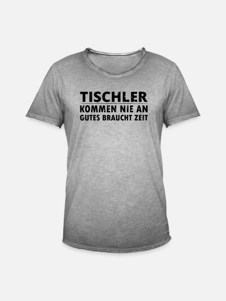 Menuisiers - T-shirt vintage Homme - vintage gris