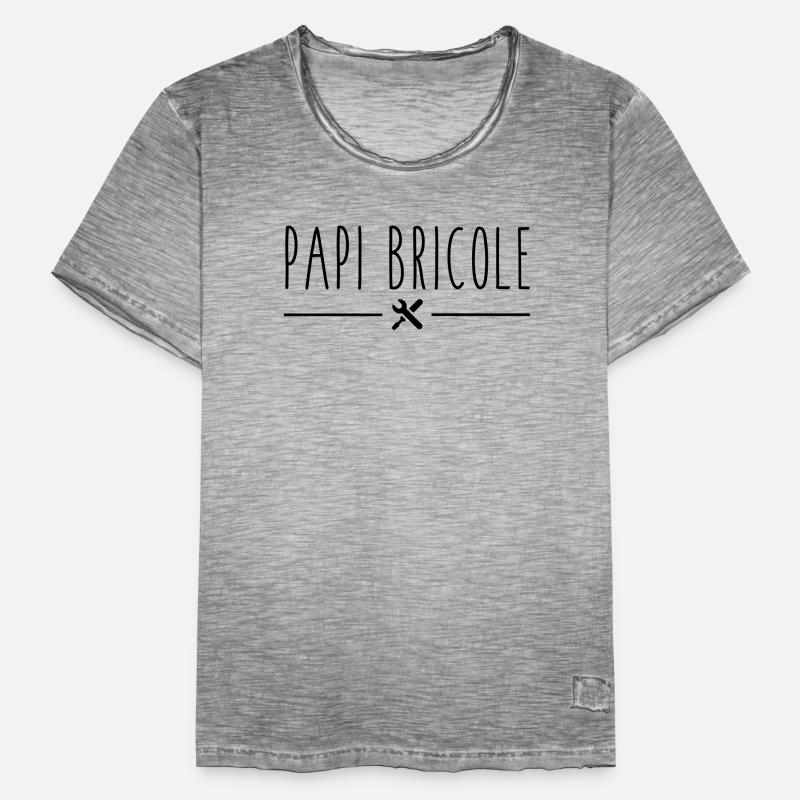Papi bricole T-shirt vintage Homme