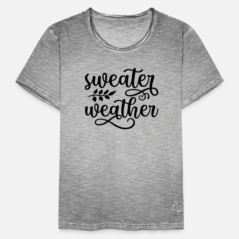 26 pull météo T-shirt vintage Homme