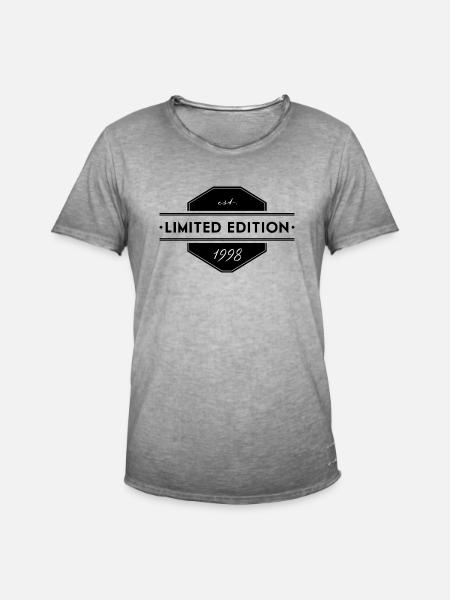 LIMITED EDITION_1998 - Männer Vintage T-Shirt - Vintage Grau