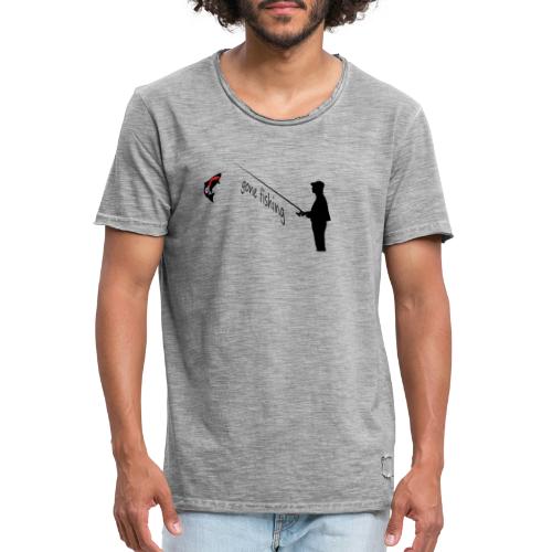 Angler - Männer Vintage T-Shirt