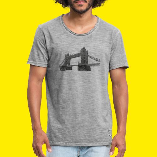 London Tower Bridge - Men's Vintage T-Shirt