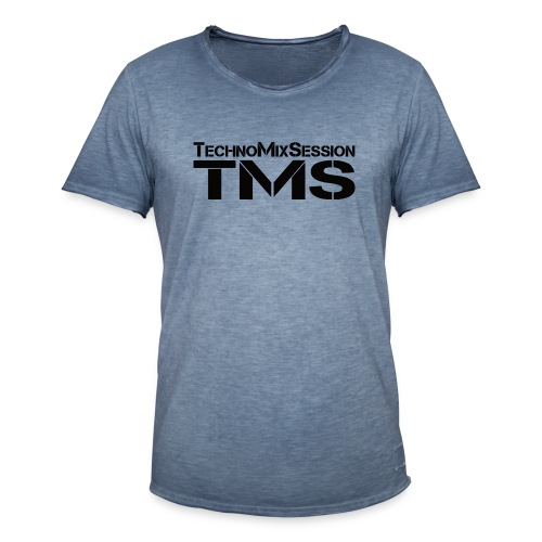 TMS-TechnoMixSession (Black) - Männer Vintage T-Shirt