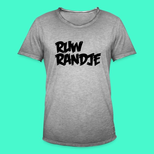 Ruw Randje - Mannen Vintage T-shirt