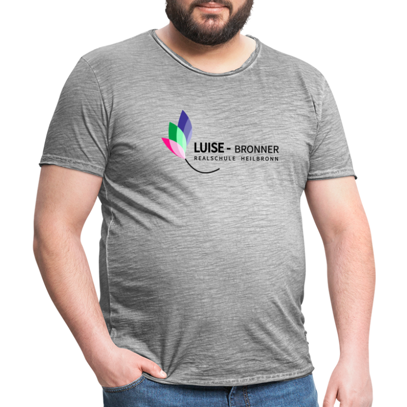 Logo LBRS schwarz - Männer Vintage T-Shirt