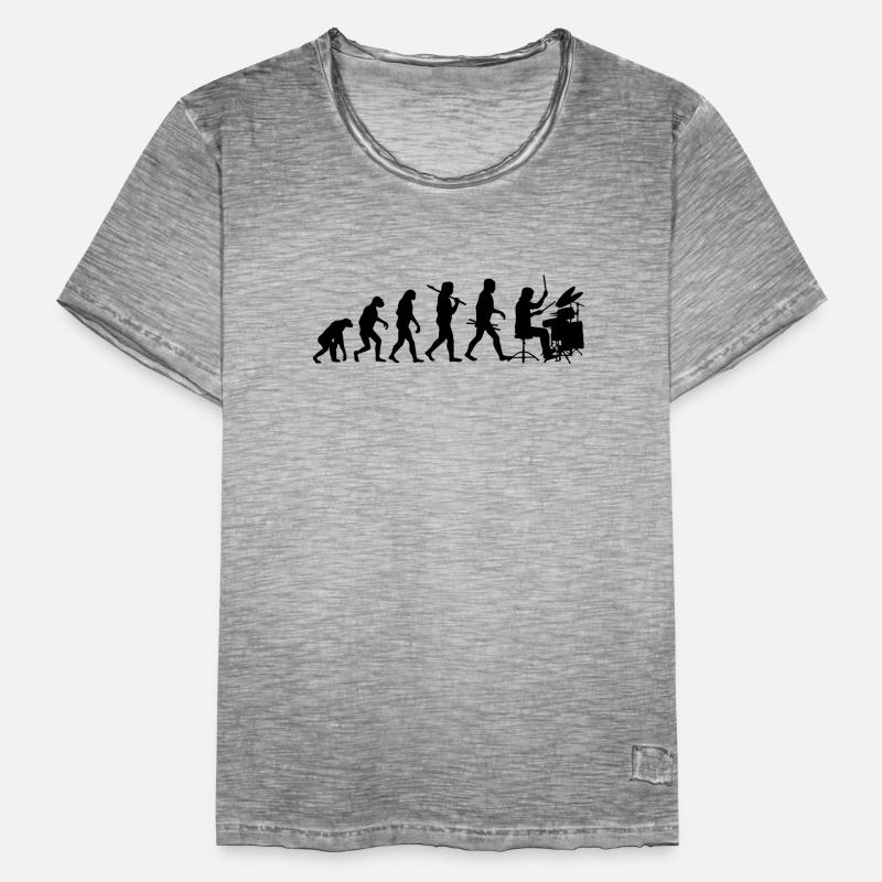 Batterie Evolution Percussion Evolution T-shirt vintage Homme