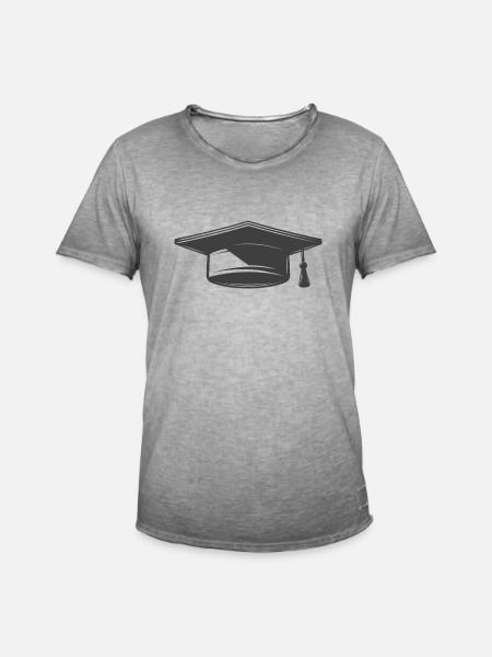 high school graduation - Men's Vintage T-Shirt - vintage grey