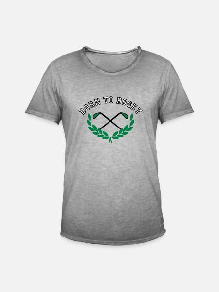 Né à Bogey - T-shirt vintage Homme - vintage gris