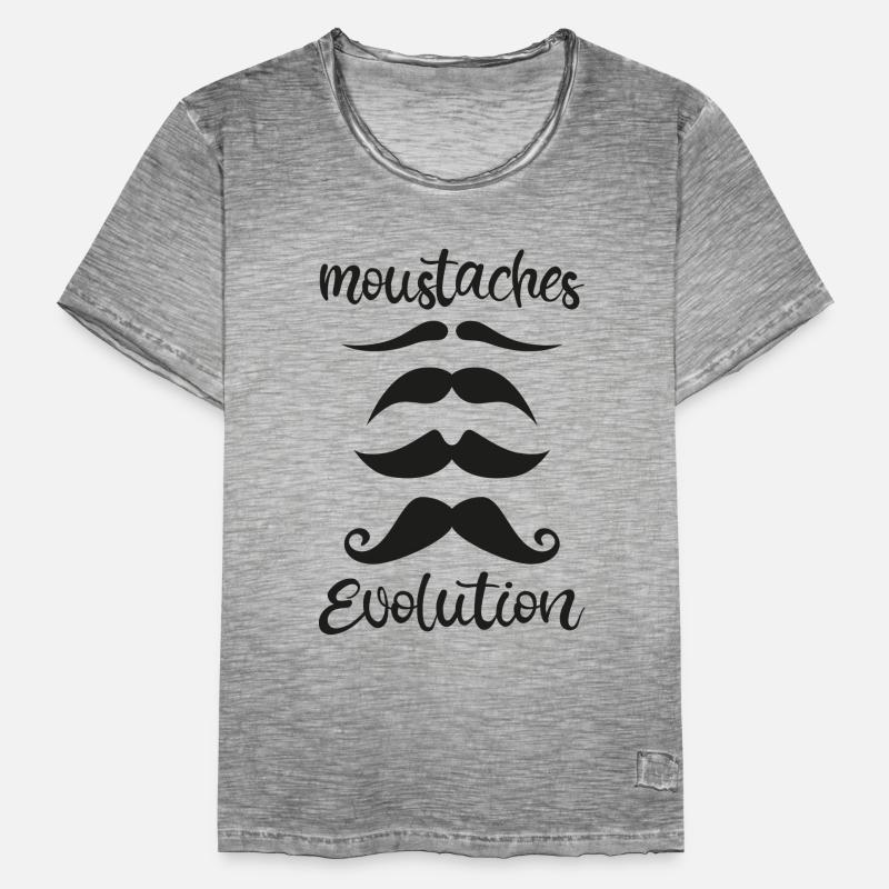 Moustache evolution Men's Vintage T-Shirt