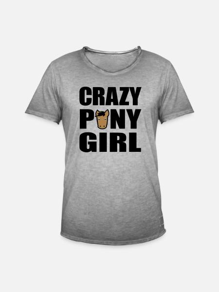 pony - Men's Vintage T-Shirt - vintage grey