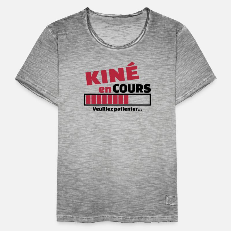 kiné en cours T-shirt vintage Homme