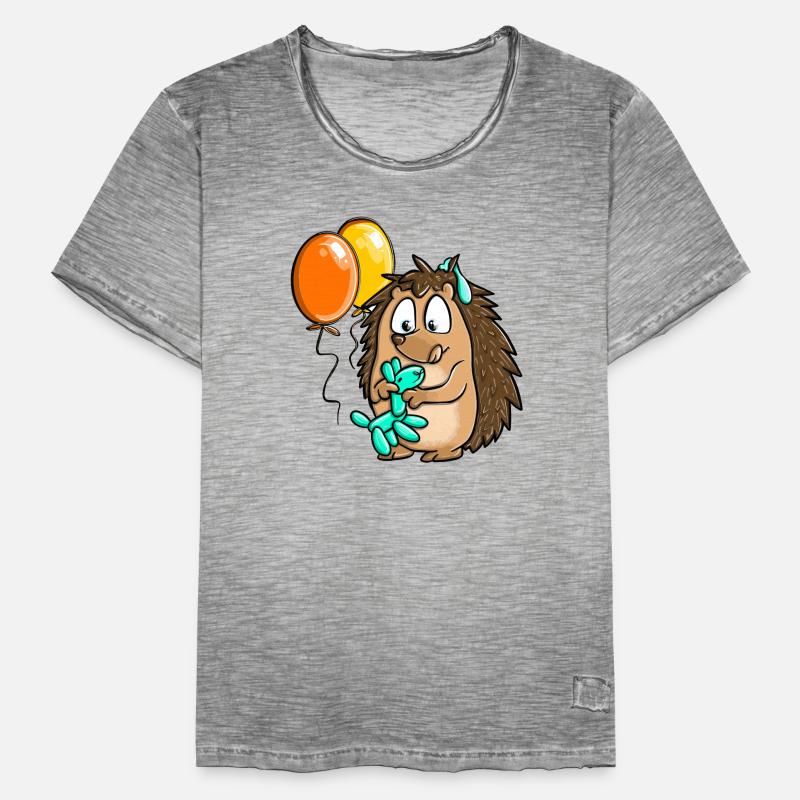 Déclaration de conception de ballons hérisson Paulchen Peng T-shirt vintage Homme