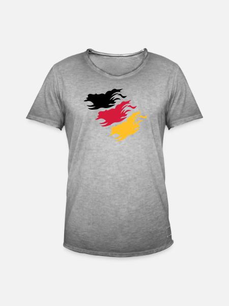 Conception Allemagne - T-shirt vintage Homme - vintage gris