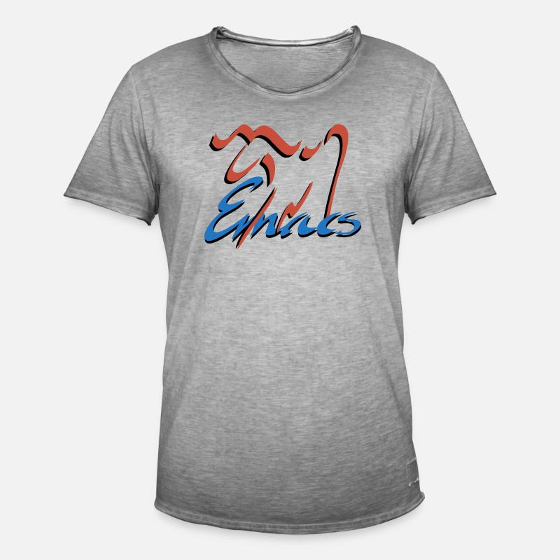 Emacs Programmierung Linux - Männer Vintage T-Shirt - Vintage Grau