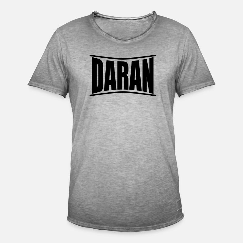 Daran T-Shirt Geschenkidee - Männer Vintage T-Shirt - Vintage Grau
