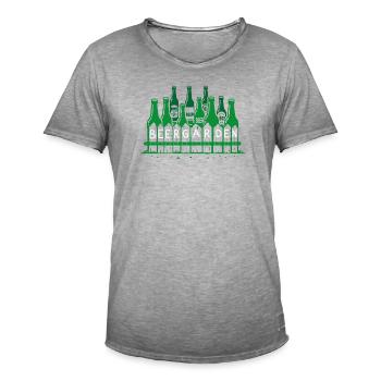 biergarten bier wortspiel biertrinker - Männer Vintage T-Shirt - Vintage Grau - Vorne - Jose (178cm)
