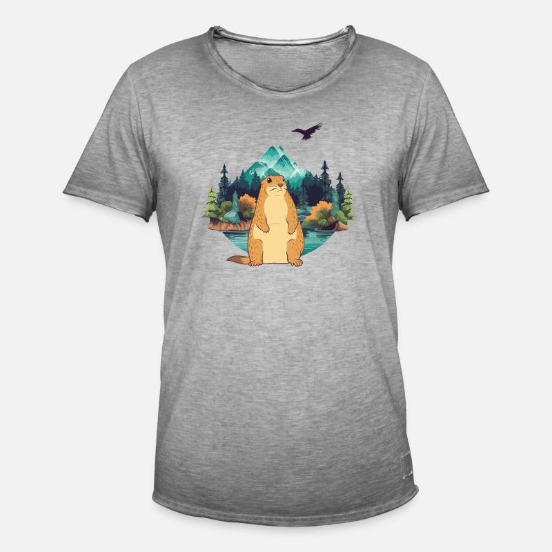 Marmot - Men's Vintage T-Shirt - vintage grey