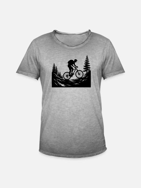 VTT VTT - T-shirt vintage Homme - vintage gris