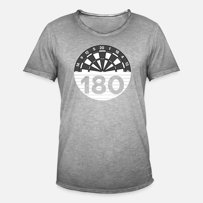 One hundred and eighty points - Men's Vintage T-Shirt - vintage grey