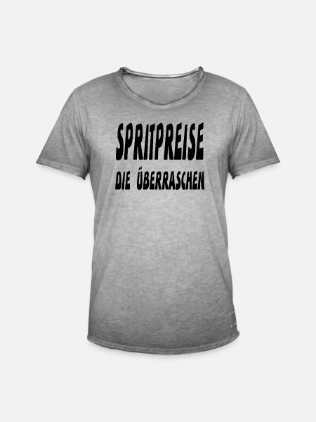 Benzin - Männer Vintage T-Shirt - Vintage Grau