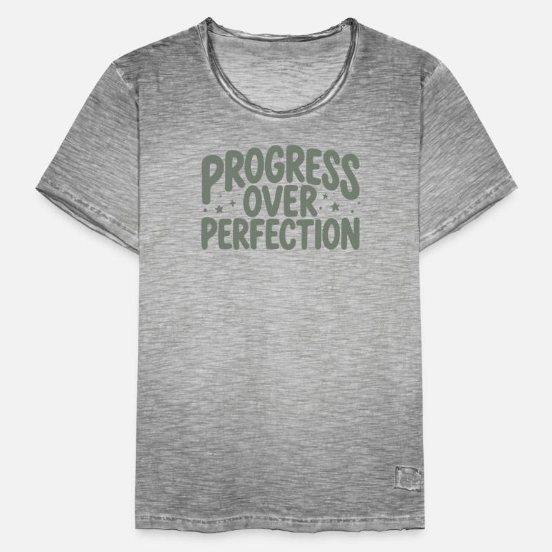Comptage des progrès | Motivation T-shirt vintage Homme