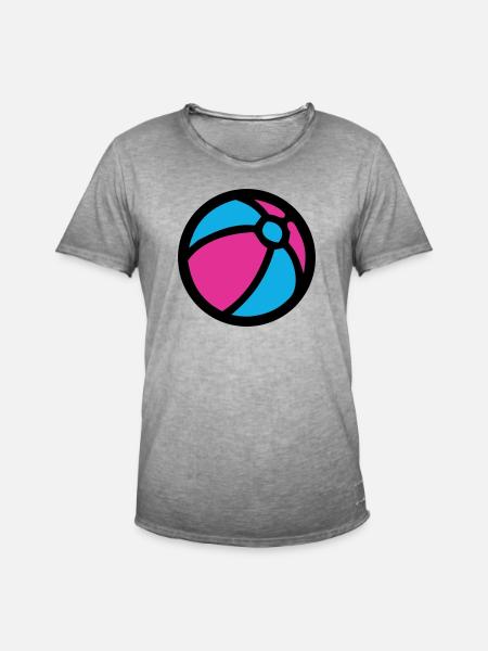 Water Polo Beach Summer Icon - Men's Vintage T-Shirt - vintage grey