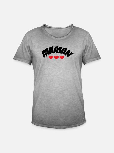 Mom / Mother's Day - Men's Vintage T-Shirt - vintage grey