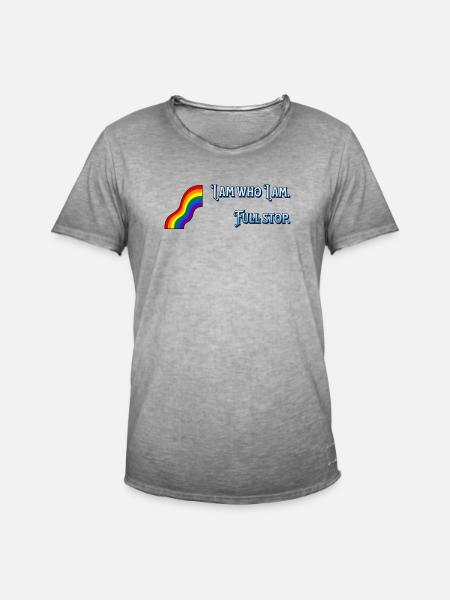 I am what I am - Men's Vintage T-Shirt - vintage grey