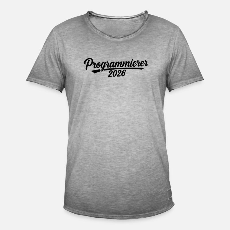 Programmer 2026 – Coding Design - Men's Vintage T-Shirt - vintage grey