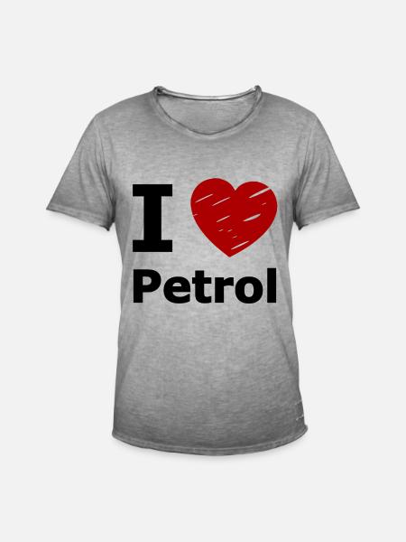 Amour de l’essence - T-shirt vintage Homme - vintage gris