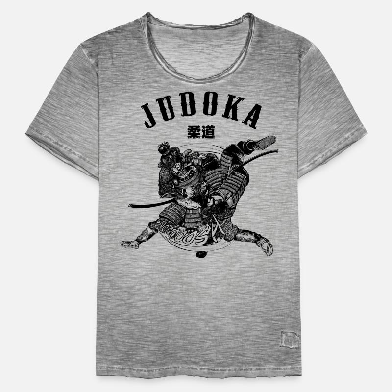 Judo Samurai Männer Vintage T-Shirt
