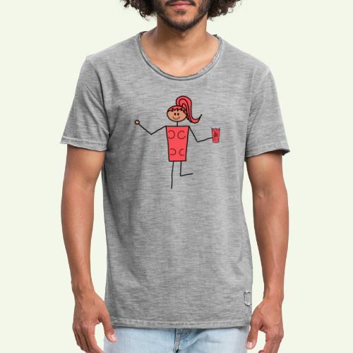 Schobbtimist Classic Rot - Männer Vintage T-Shirt