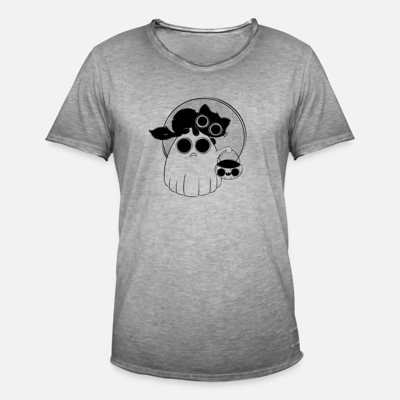 Süßes oder saures - Männer Vintage T-Shirt - Vintage Grau