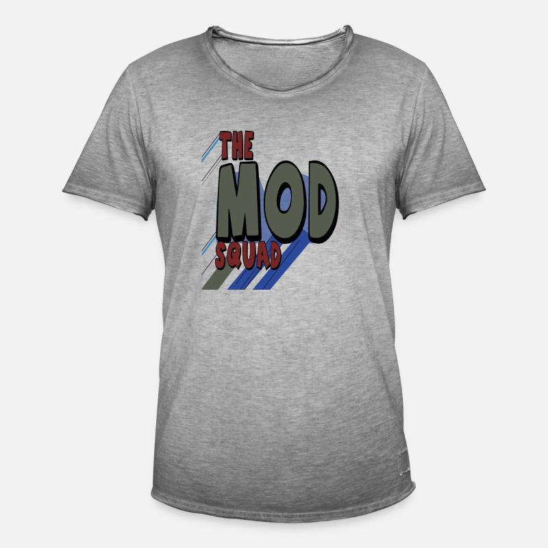 Equipaggio MOD - Maglietta vintage da uomo - vintage grigio