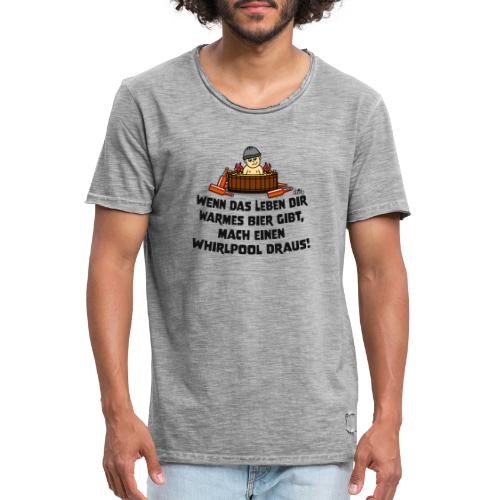 warmes Bier - Männer Vintage T-Shirt